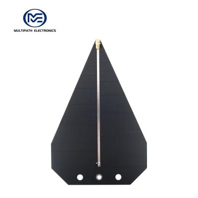 50 MHz to 10 GHz Ultra-Wideband 7 dBi Gain Log-periodic Antenna, UWB, SMA female